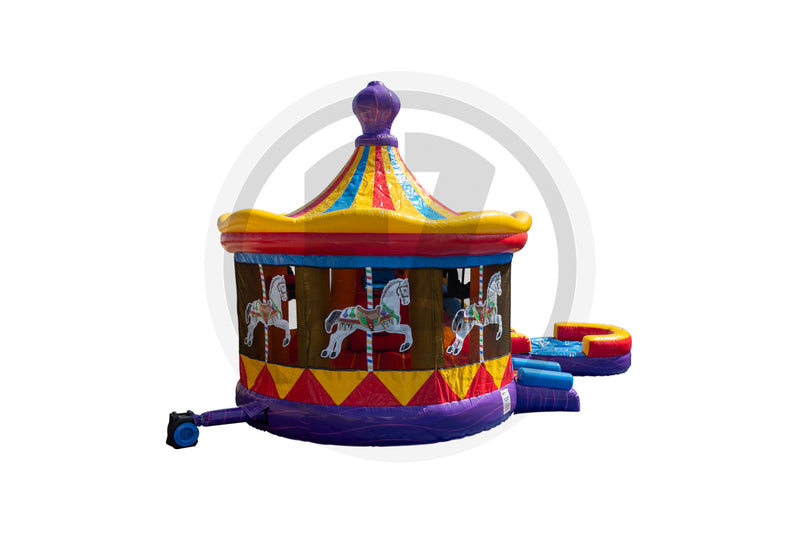 Carousel Island Inflatable Pool US Combo-TX