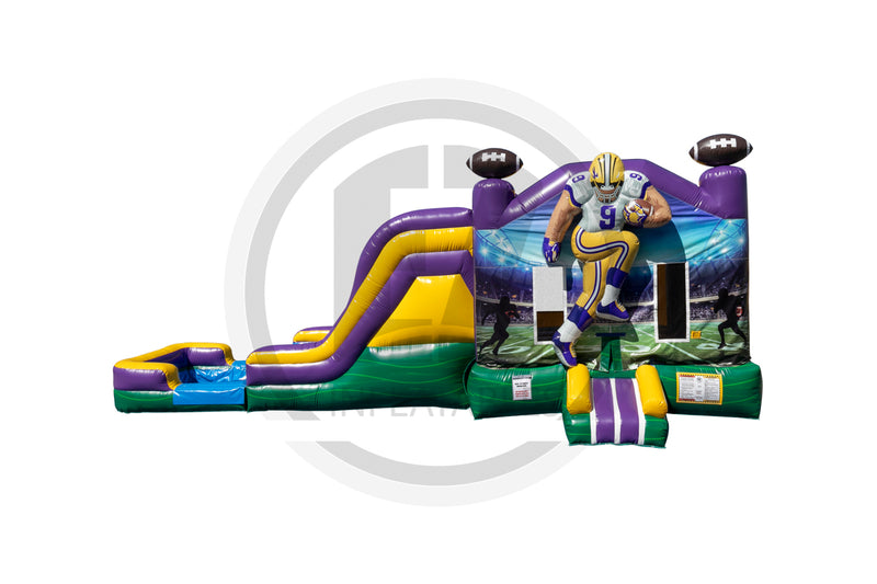 3D Football Inflatable Pool LSU LG Combo