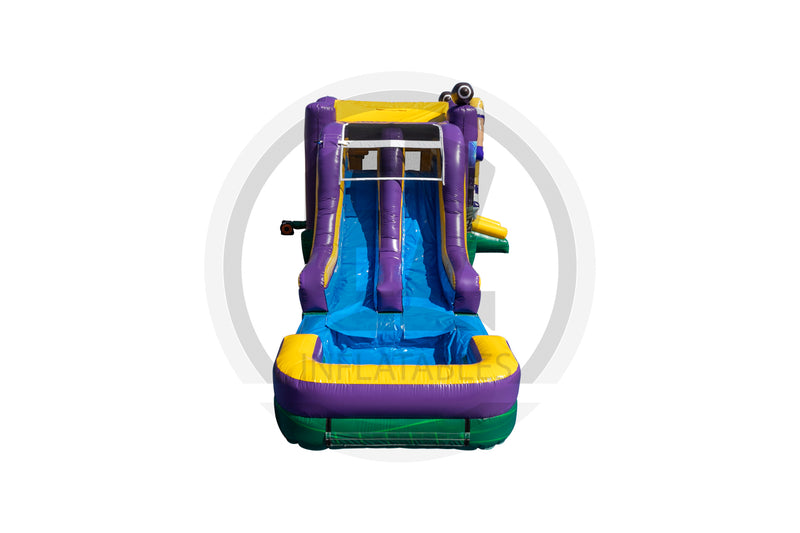 3D Football Inflatable Pool LSU LG Combo