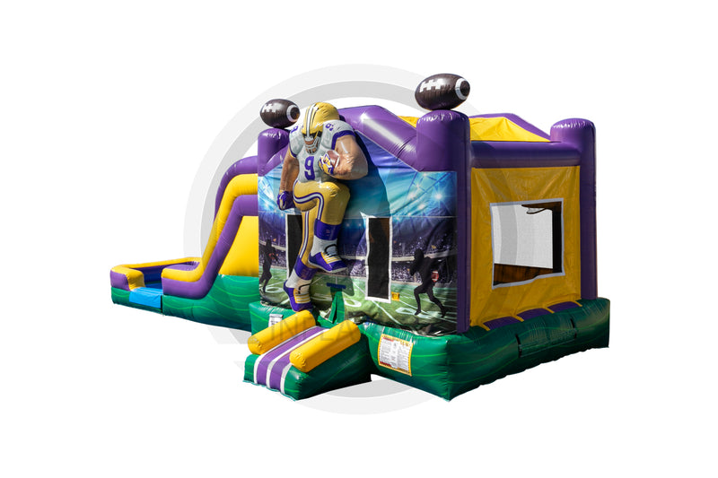 3D Football Inflatable Pool LSU LG Combo