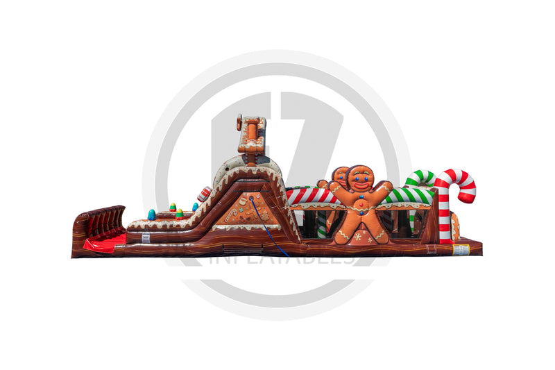 47 Gingerbread House Obstacle Course