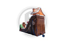 24 Gingerbread House Double Lane Dry Slide