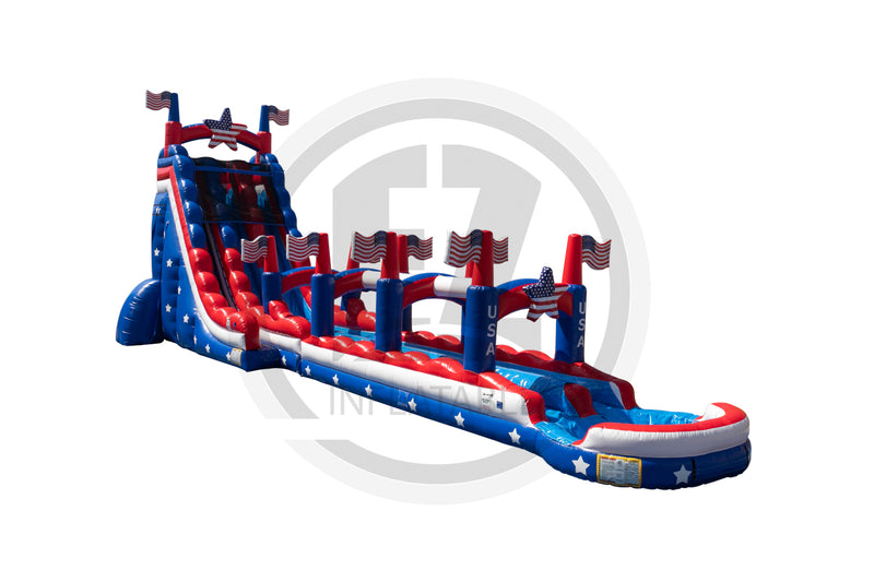 27 Stars & Stripes DL SP Water Slide + Slip & Slide