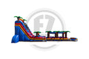 24 Tropical Inferno DL Water Slide + Slip & Slide